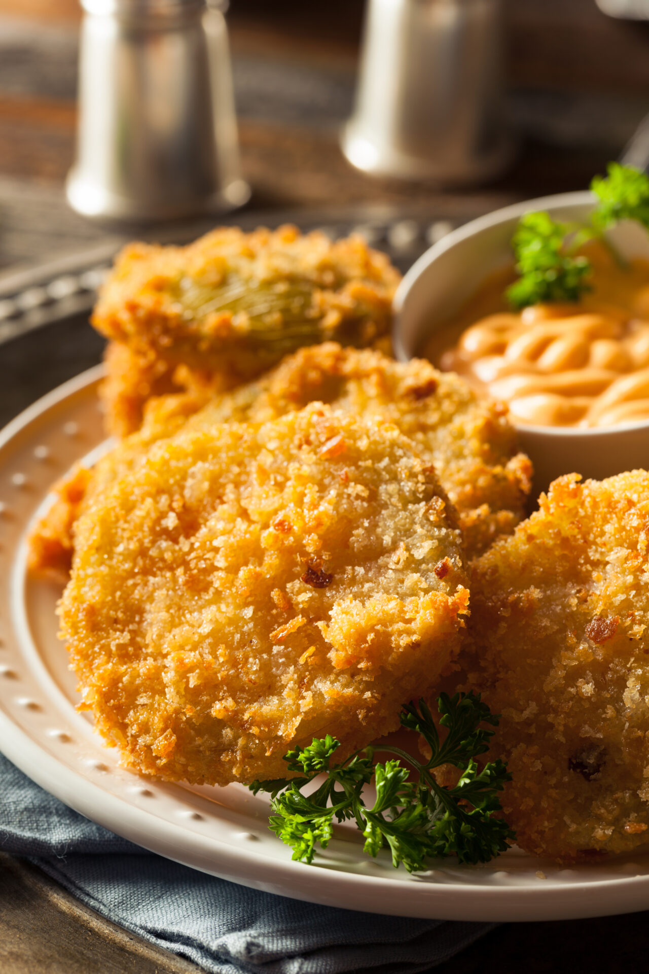 FRIED GREEN TOMATO APPETIZER
