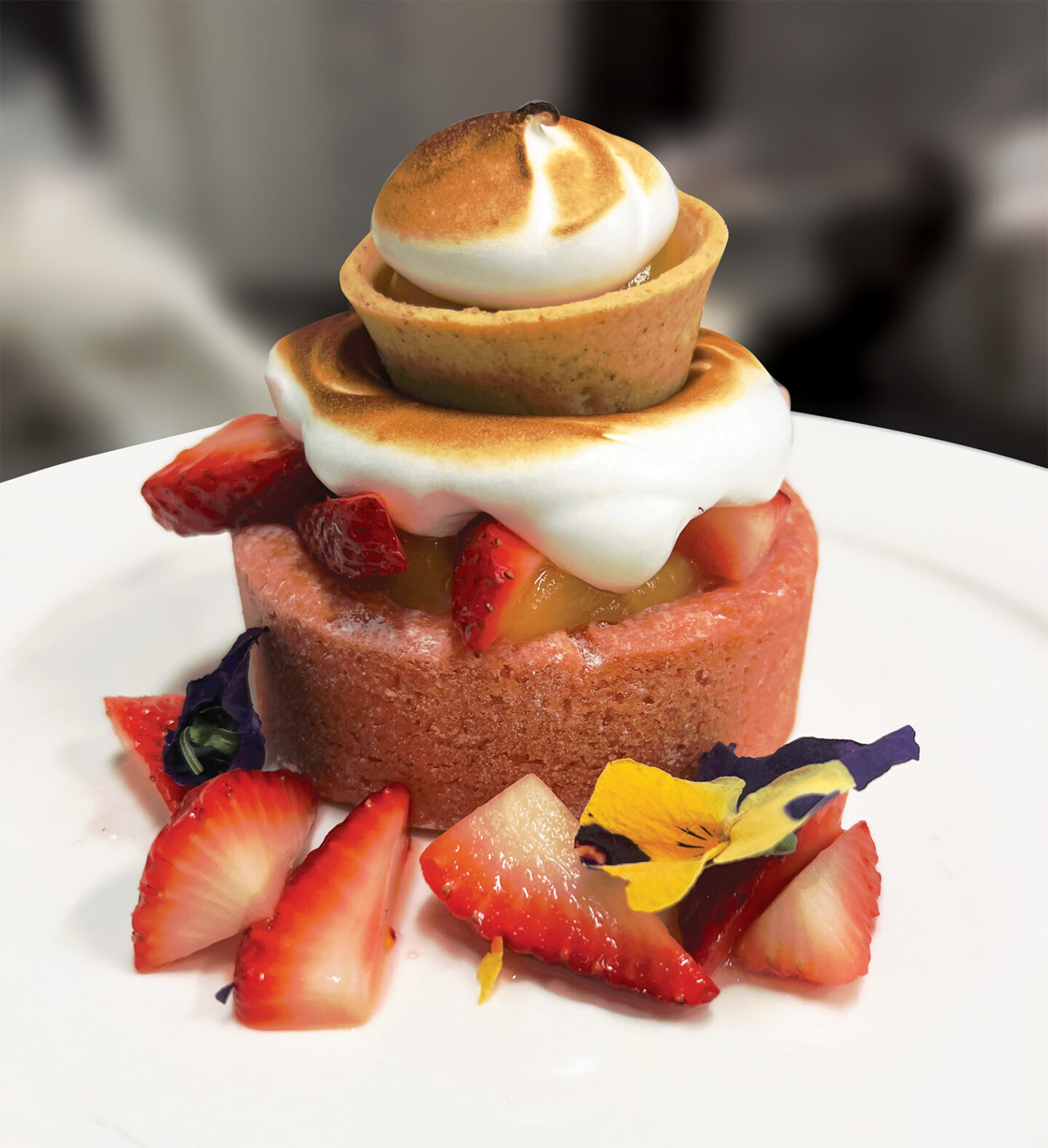 STRAWBERRY BUTTER CAKE 3″ INDIVIDUAL IQF THAW & SERVE