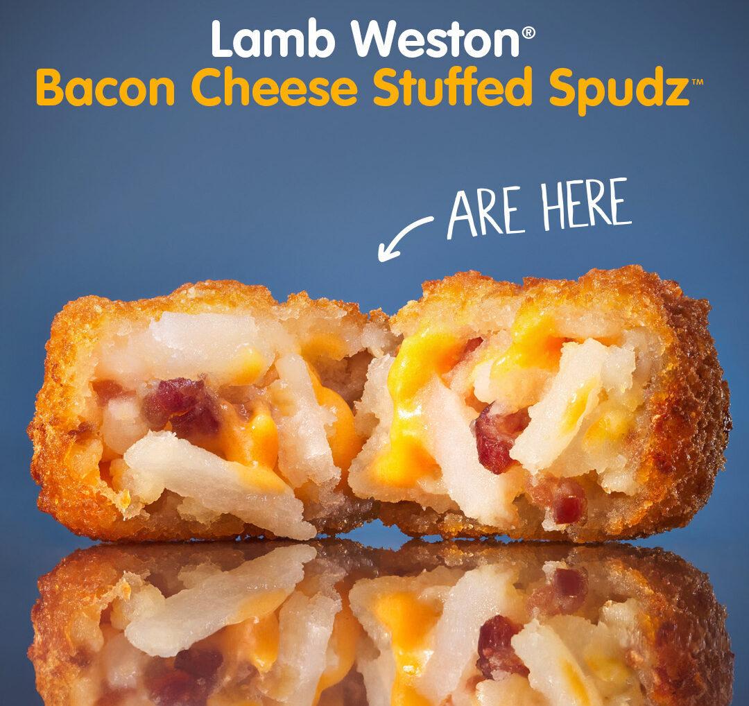 POTATO BACON & CHEESE STUFFED SPUDZ IQF