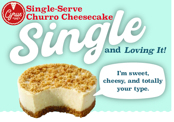 CHEESECAKE CHURRO MINI I/W I.Q.F.