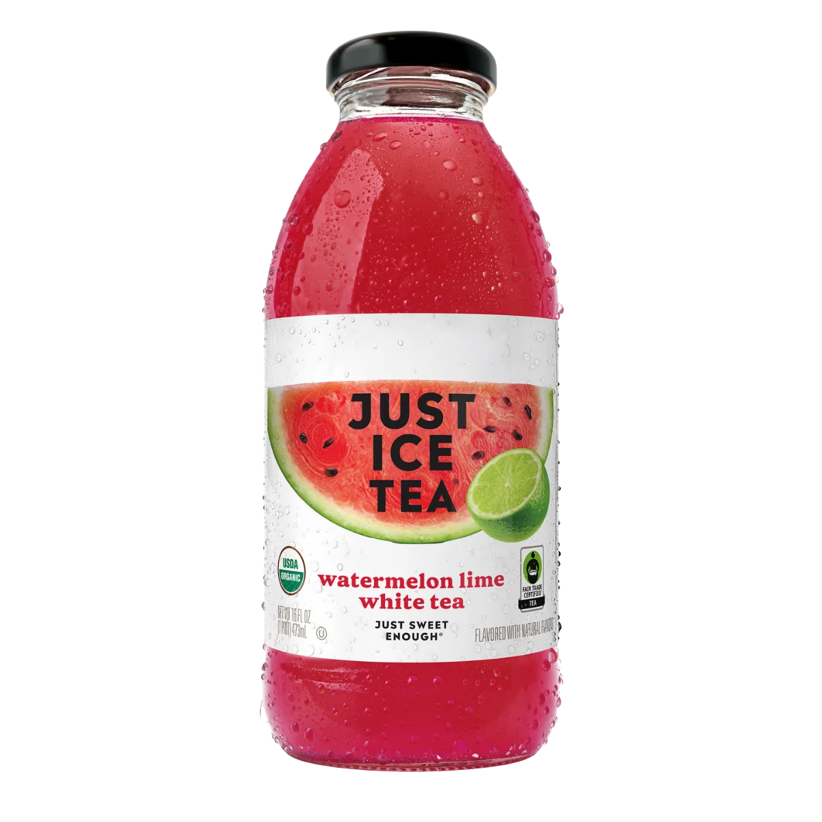 TEA ICED WATERMELON LIME GLASS ORGANIC WHITE TEA