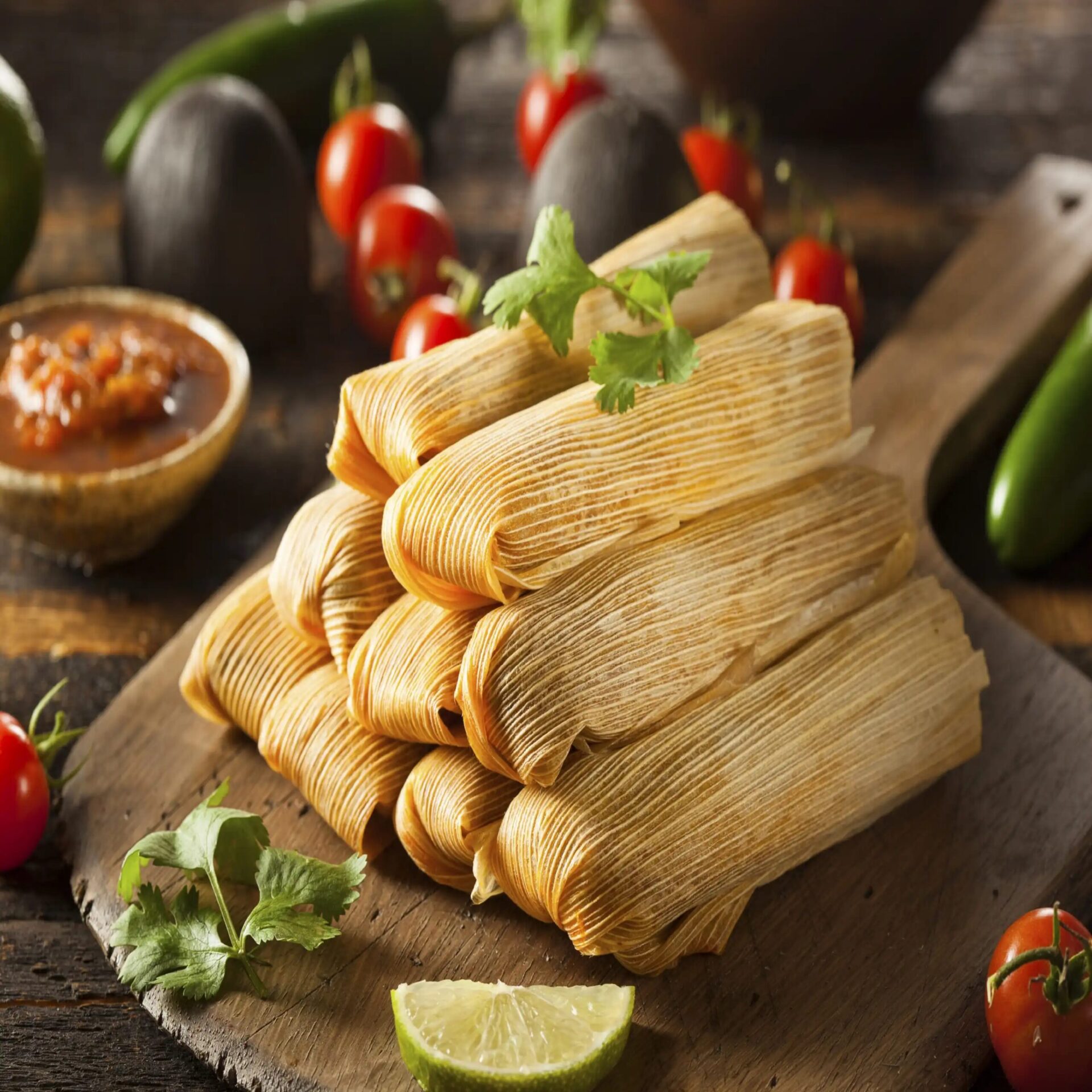 TAMALE TWO CHEESE GREEN CHILE BULK